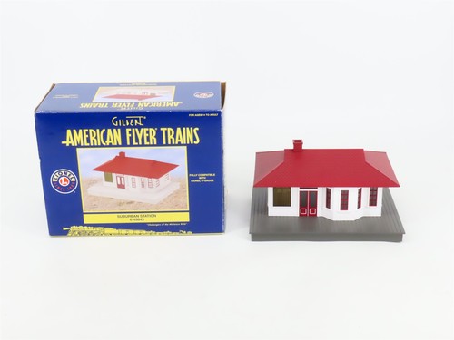 Estación suburbana Lionel American Flyer 6-49843 escala S con luz  | Condition: Used