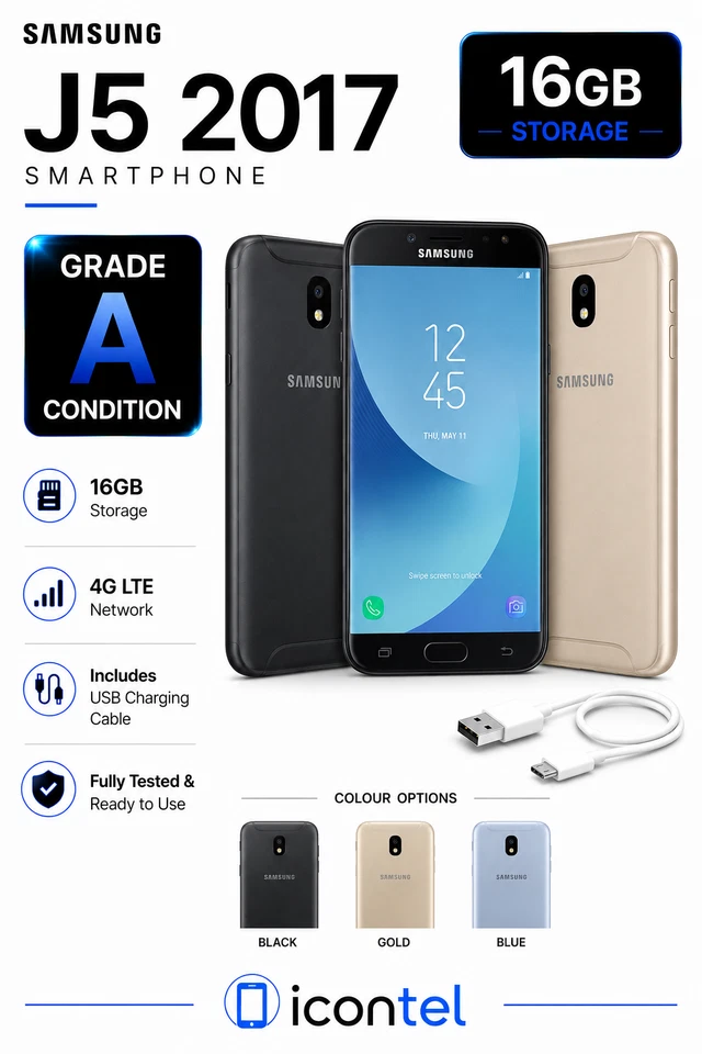 Samsung Galaxy J5 (2017) · 16GB, photo 1 of 5