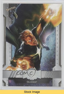 2024 Skybox Marvel Metal Universe Avengers Spectrum FX Quasar #190 READ x5c