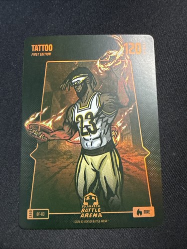2024 Bo Jackson Battle Arena Tattoo Battlefoil Fire #BF-151 Fernando Tatis Jr