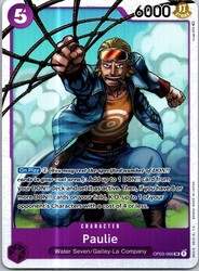 Paulie OP03-066 Super Rare Pillars of Strength One Piece Card Game