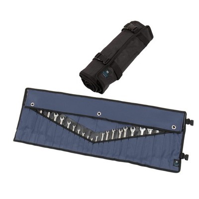 Rugged Tools Wrench Roll Up Pouch - Organizer & Tool Large, Blue