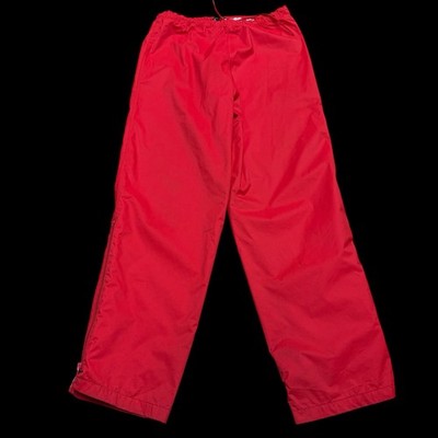 Men's Vintage 90's Helly Hansen Waterproof Red Thin Snow Rain Pants Sz Medium
