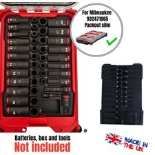 Milwaukee Packout Insert For 3/8in 43PC Impact Socket Set Insert Tray Only 