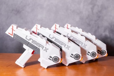 Laser X Revolution Blaster-to-Blaster Set of 4   Tested, Excellent
