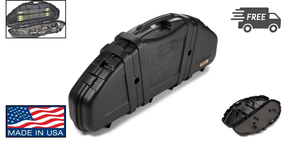 Estuche rígido bloqueable con arco para almacenamiento acolchado para 6 flechas Foto 2 de 4