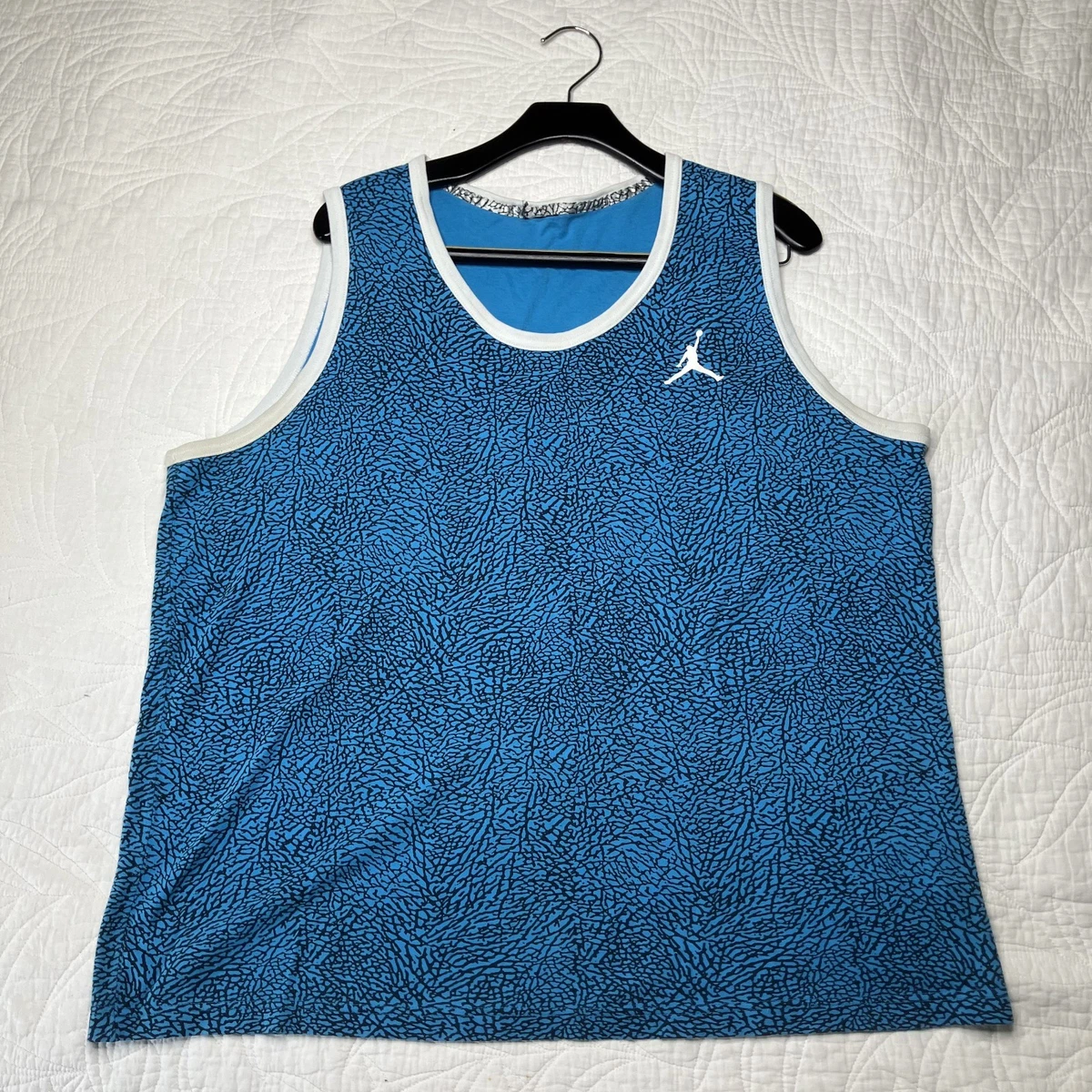 Jordan Brand AIR ノースリーブシャツ エレファント柄 Jordan Blue Sleeveless Shirts for Men for sale | eBay