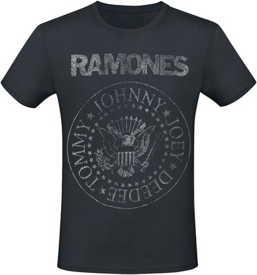 Ramones T-Shirt Herren Hey Ho Let's Go - Heavyweight schwarz Band-Merch, Bands