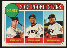 2018 Topps Heritage #16 - Giants 2018 Rookie Stars  18-1126