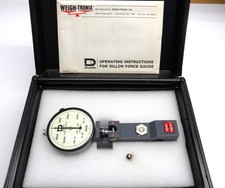 Unused Dillon Model "U" Force Gauge 2,000 lb CAP 20lb Divisions 08770-0019