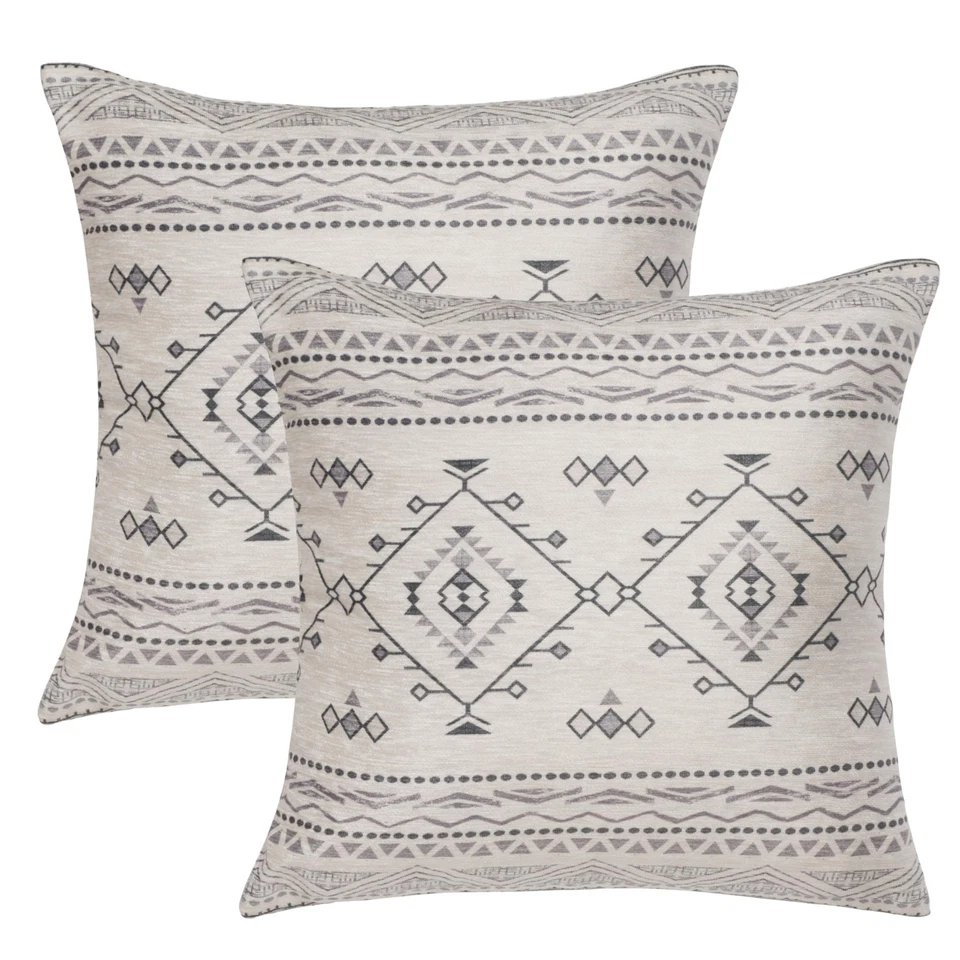 Samira Throw Pillow, Beige/Black 2 Count - Image 4 of 4