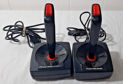 Atari 2600 Pointmaster Joystick Controller Tested (Lot Of 2) 