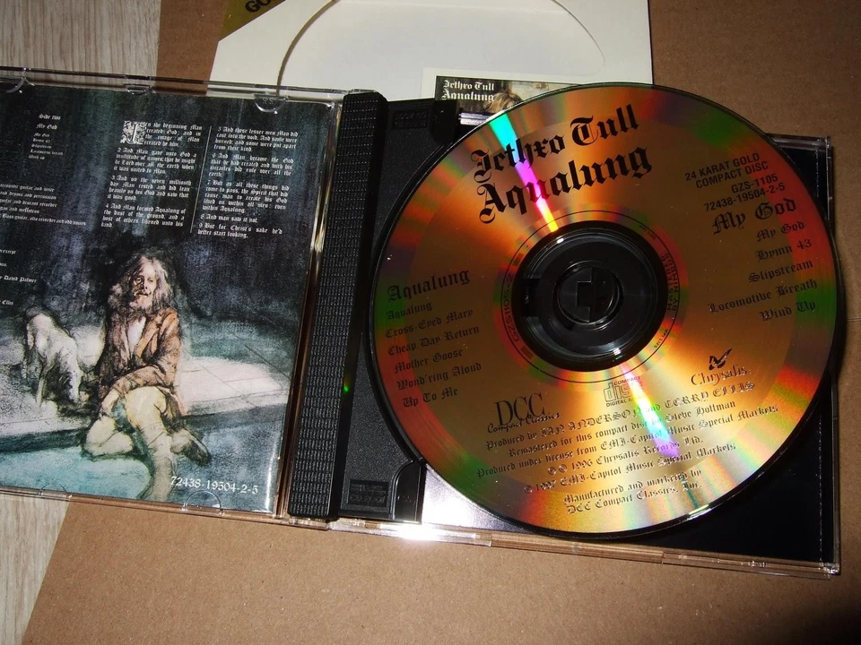 JETHRO TULL : AQUALUNG 24KT GOLD CD BOX 1997 DCC GZS 1105 USA - Bild 3 von 3