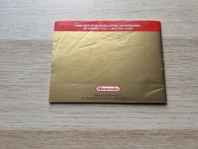 Zelda II: The Adventure of Link Nintendo NES Instruction Manual Booklet Only
