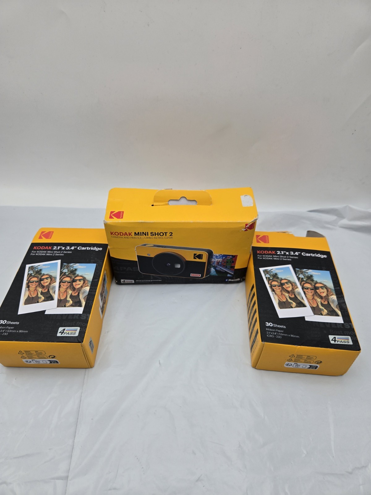 Kodak Mini Shot C210R Retro 2-in-1 Portable Wireless Instant