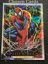 2024 SkyBox Marvel Masterpieces'92 Platinum Spider-Man Holofoil #87 CF18