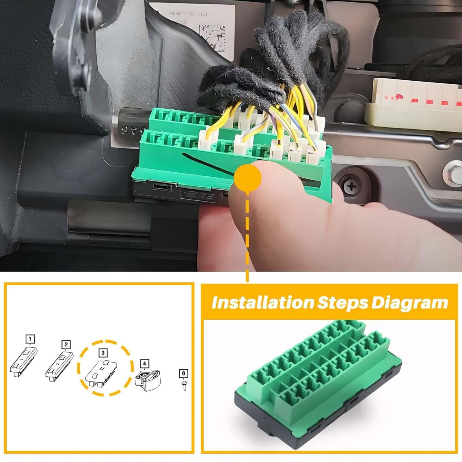 1 PCS 68321746AA 20 Way Can Buss Fuse Connector For Dodge Ram Jeep Wrangler thumbnail 16