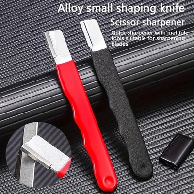 2Pcs Knife & Scissors Sharpener, Professional Kitchen & Garden Tool Sharpen