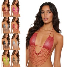 Women Sequin Bra Top Shiny Sequins Cami Crop Top Sequins Tops Party Clubwear