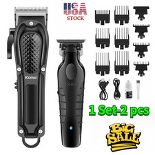 Men's Professional Hair Clippers Cordless Trimmer Beard Cutting Machine Barber U