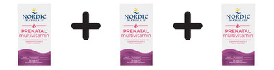 3 x Nordic Naturals Prenatal Multivitamin - 60 tablets (833,28 EUR/kg)