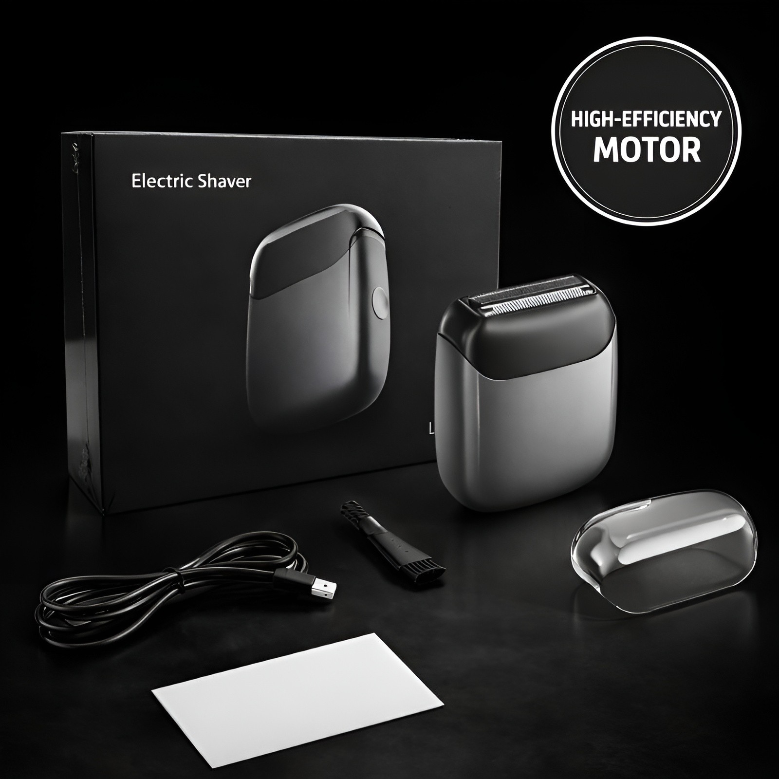 Mini Electric Shaver Portable USB-C Rechargeable Waterproof Travel Razor for Men