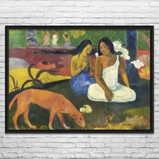 Paul Gauguin Arearea Art Print Poster, Canvas or Framed Fine Art Modern Wall Art