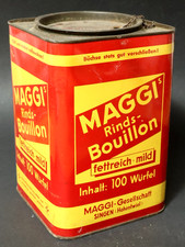 Alte Maggi W&uuml;rze Blechdose Blech Dose Werbung Reklame Maggidose Kaufladen Dosen