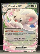 Rare Pokémon Card Cinccino ex 73/86 Double Chaos Rising ME04 NM