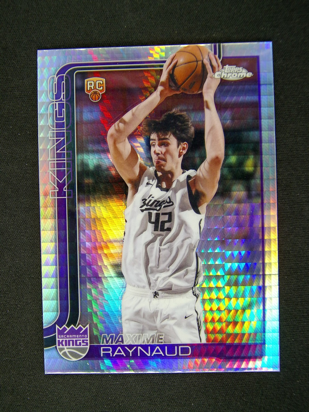 2025-26 Topps Chrome Maxime Raynaud #293 RC Rookie Refractors Prism