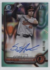 2022 Bowman Draft Chrome Pick Aqua Lava Refractor 99/199 Silas Ardoin Auto 0w47