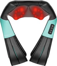Nekteck Shiatsu Neck and Shoulder Massager with Heat, Teal