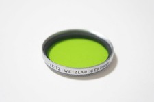 LEITZ E39 GGR GREEN FILTER w/Case From Japan