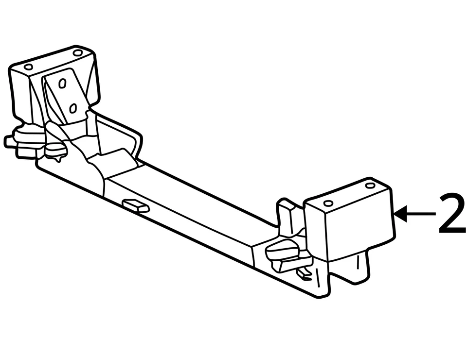 Ford Thunderbird 2002 suspensión delantera travesaño 94 k millas OEM LKQ Foto 4 de 4