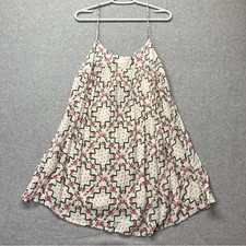 Asos Mini Bow Back Beach Dress Multi Spaghetti Strap New size 10