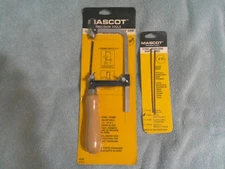 Mascot Jewelers Saw (H100) w/12 Saw Blades + (H100D) 2 Doz. Blades Fine #1 - New