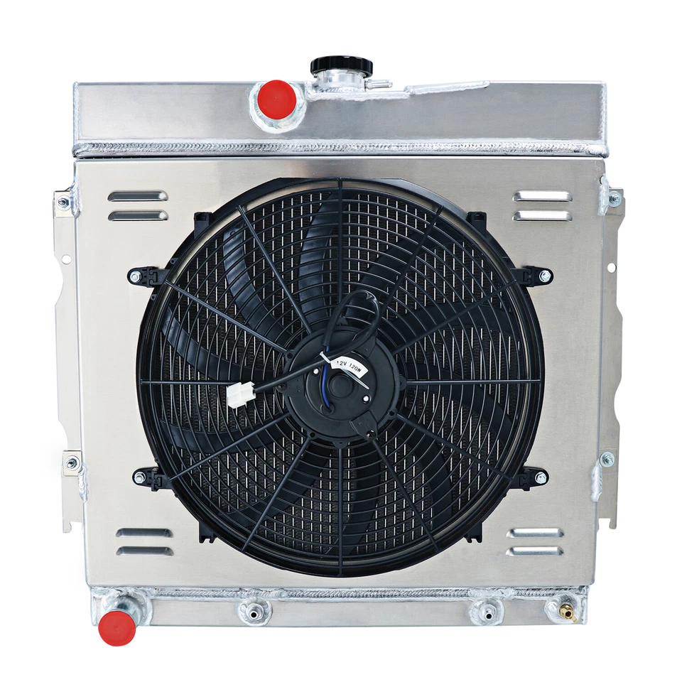 4 Row Radiator Shroud Fan Relay Fit 1963-68 1966 Dodge Charger Dart Coronet 22"W Foto 2 de 4