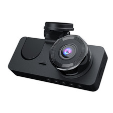For Car 1080P Dual Lens DVR Dash Cam Video Recorder Front/Inside/Rear Camera.