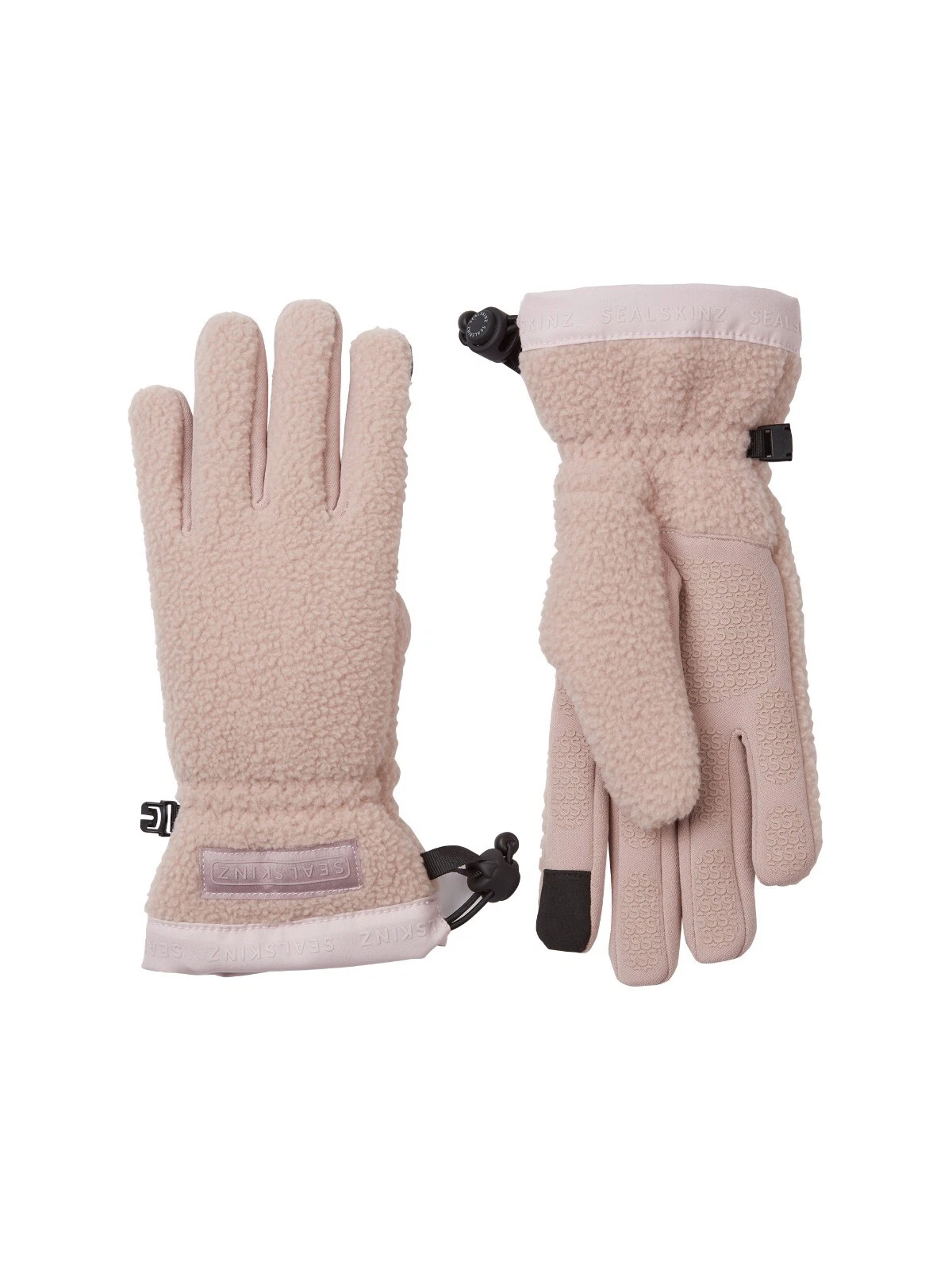 SealSkinz Hoveton Womens Waterproof Sherpa Fleece Gloves - Pink