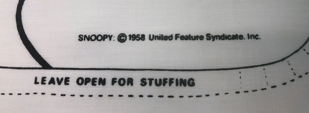Vintage Peanuts Snoopy Scout Craft Fabric Panel Cut n Sew Vintage Peanuts Snoopy Scout Craft Fabric Panel Cut n Sew