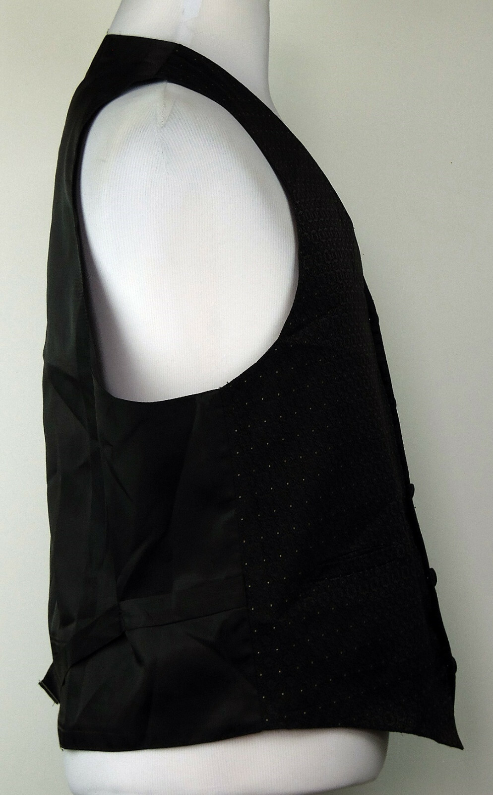 Jonathan Frederic Black Brocade Button-Front Full… - image 2