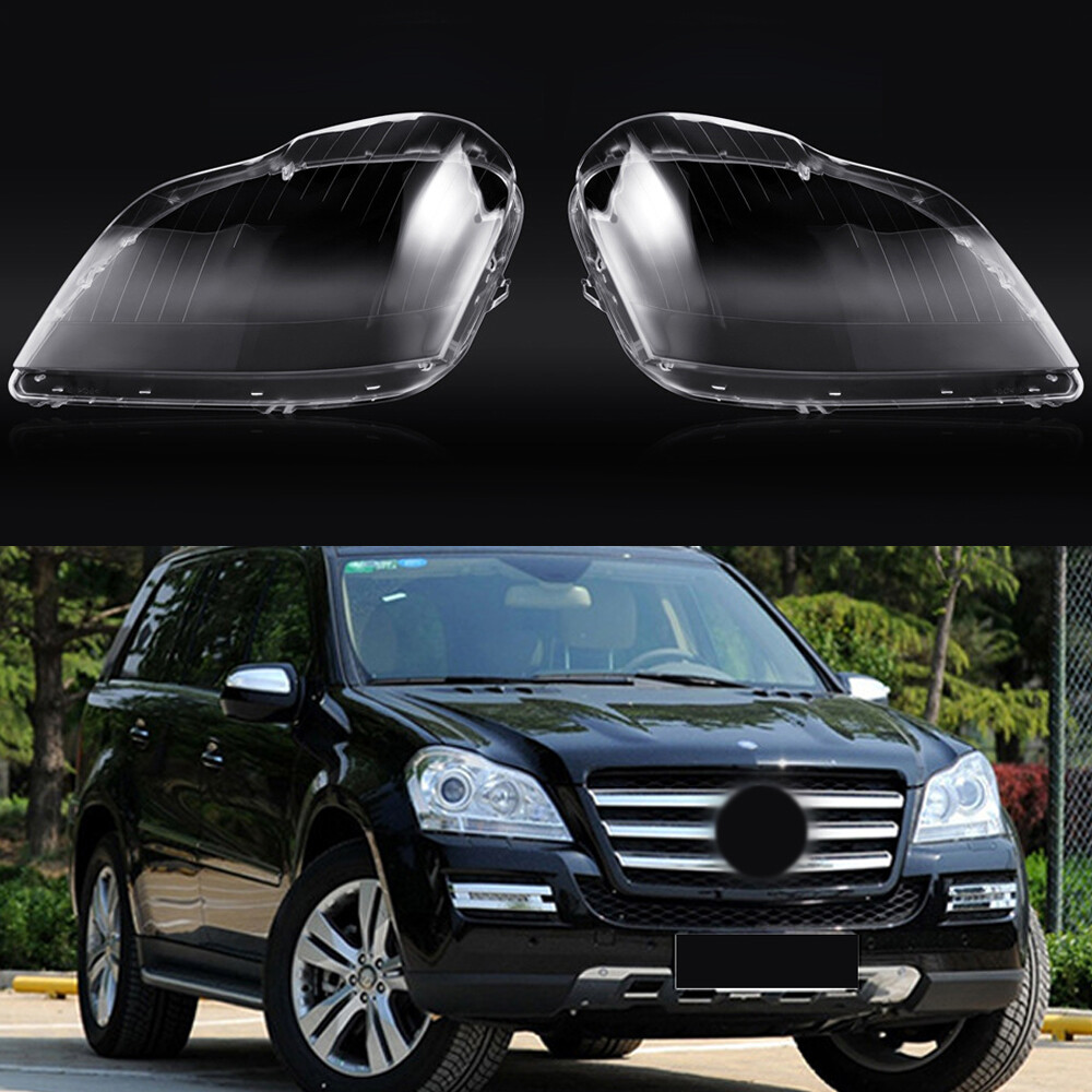 For 2007-2012 Mercedes-Benz GL550 GL450 GL350 GL320 Headlight Lens Cover