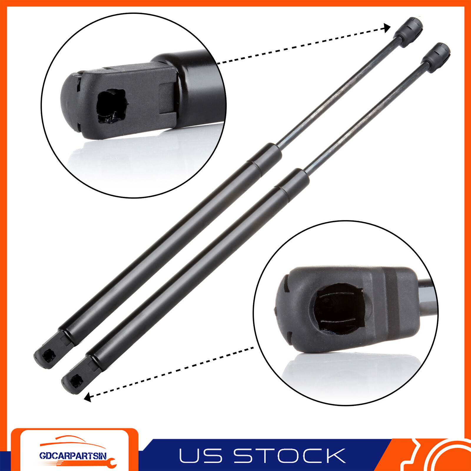 Qty(2) Rear Window Glass Lift Supports Gas Shocks Struts For 2002 Ford Explorer