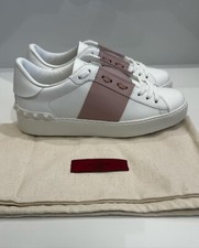 Valentino Garavani Rockstud Open Leather Trainers Size UK 3 New GENUINE #936