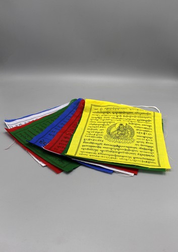 Tibetan Prayer Flags Mixed Deity 10 Cotton Sheets - Picture 4 of 5