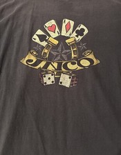 Very Rare Jnco vintage t shirt 90s Cards Dice