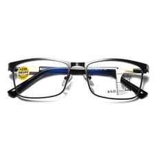 2 Pairs Metal Progressive Multifocus Reading Glasses Bifocal Presbyopic Readers