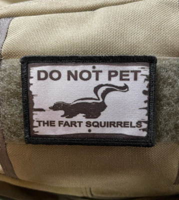 Secret Squirrel Morale Patch for Militay Airsoft Gear