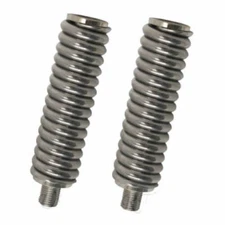 LOT OF 2 Heavy Duty CB Radio Antenna Spring Mount  3/8" x 24