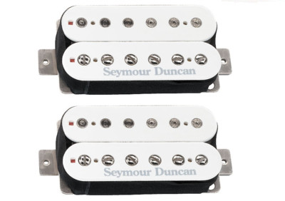 Seymour Duncan TB-4 JB Trembucker & SH-2n Jazz Hot Rodded Humbucker White Set
